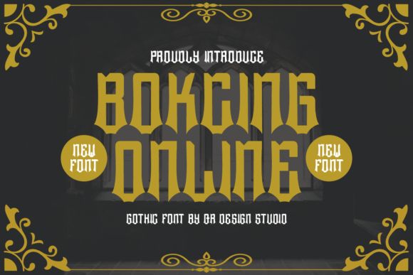 Bokcing Online: Elevate Your Design with Bold Blackletter Typography