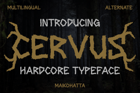 Cervus: Bold Blackletter for Modern Design Projects