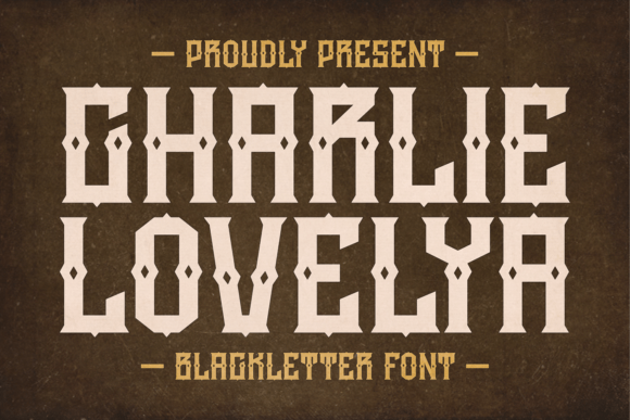 Charlie Lovelya: Elevating Design with Bold Blackletter Aesthetics
