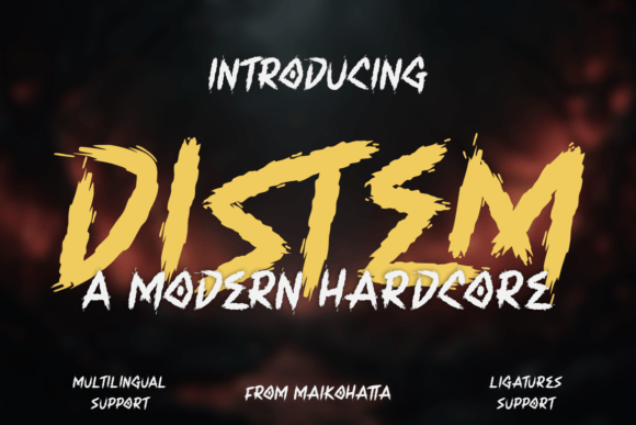 Distem: A Bold Blackletter for High-Impact Design