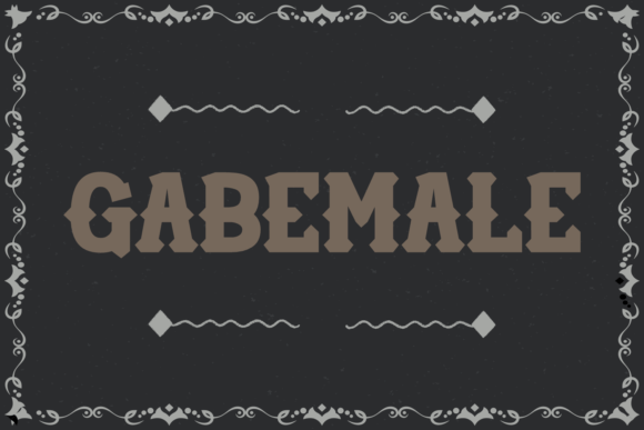 Gabemale: A Bold Blackletter Font for High-Impact Design