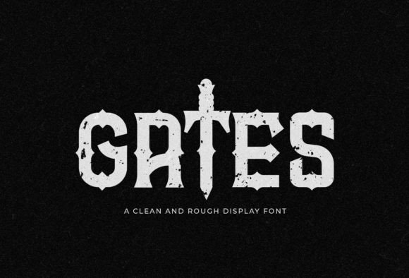 Gates: Integrating a Bold Blackletter Typeface into Modern Design Workflows