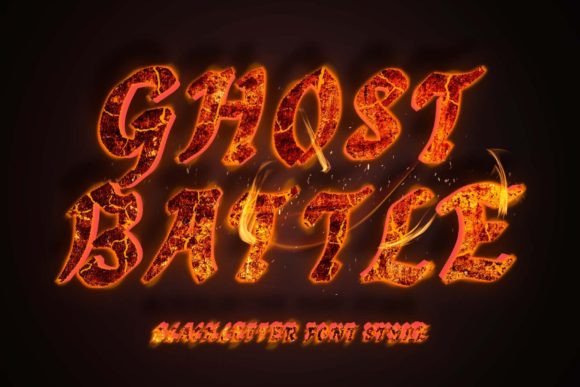 Ghost Battle: The Dark Elegance of Blackletter for Modern Design