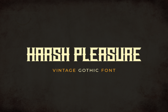 Harsh Pleasure Font Evaluation