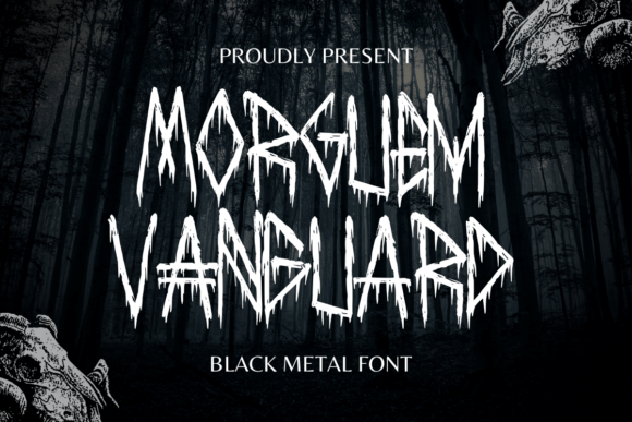 Morguem Vanguard: Evaluating a Black Metal Hand-Drawn Font for Merchandise and Branding