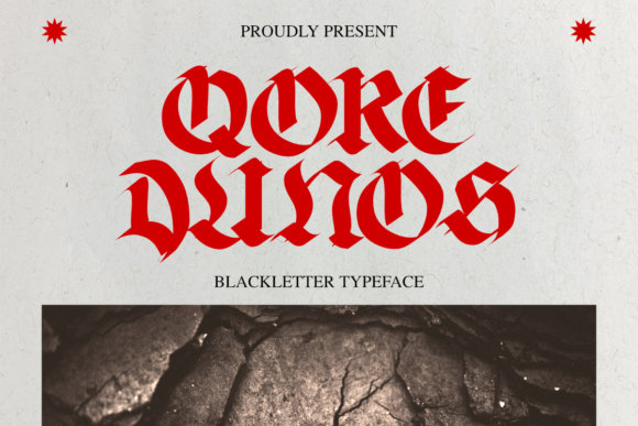 Reviving the Gothic: How Qore Dunos is Reshaping Modern Typography and Brand Identity