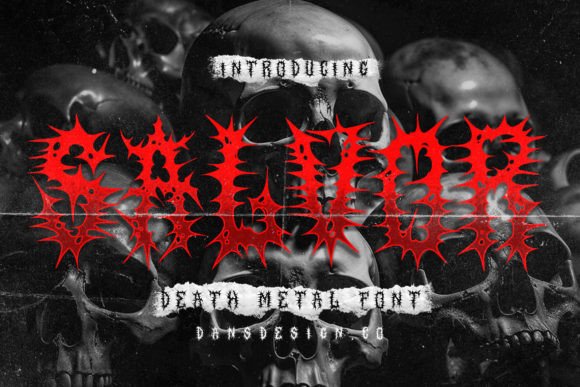 Salvor: The Definitive Horror Metal Font for Bold Design