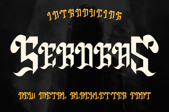 Serogas: A Bold Blackletter Font for High-Impact Design