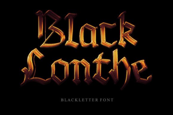 The Renaissance of Gothic Typography: Unlocking the Power of Black Lonthe in Modern Design