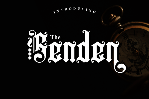 The Senden: Elevating Visual Impact with Bold Blackletter Typography